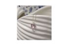 Heidi pink heart necklace