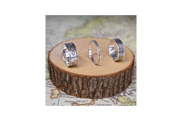 Harley silver rings