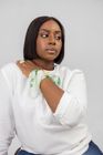 Spring Bamboo Garden Square Scarf, 100% Pure Silk Habotai