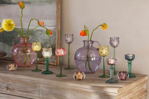 Glass Vases & Candle Holders
