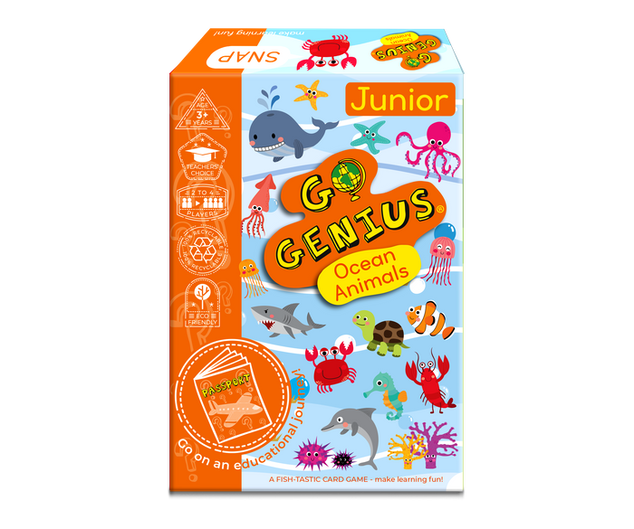 Go Genius Junior Ocean - Animal Card Games