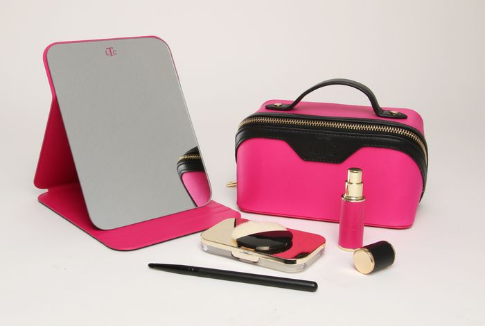 The London Train Case Co. - Pink and Black Train Case