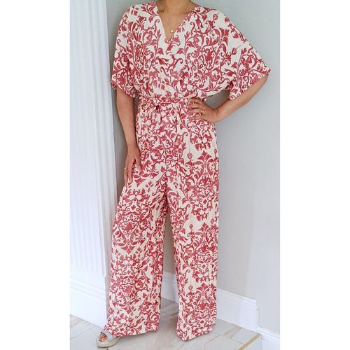 Damask print Jumpsuit