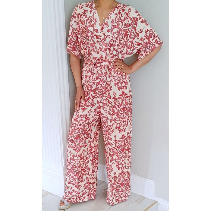 Damask print Jumpsuit