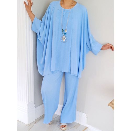 Co-ordinate Crinkle trousers Set