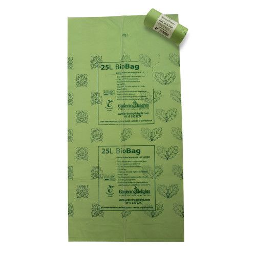 25 Litre Compostable Bags – 25 Bags Per Roll