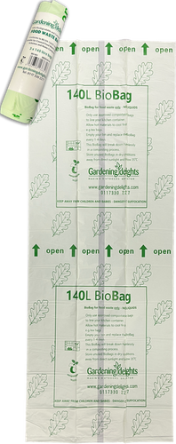 140 Litre Compostable Bags – 3 Bags Per Roll