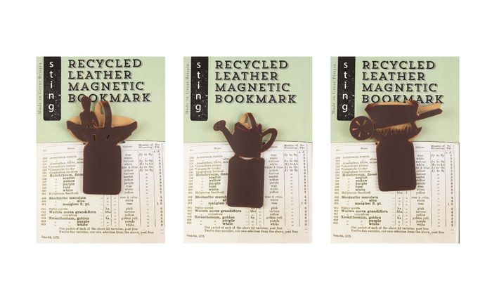 Recycled Leather Bookmarks & Keyrings