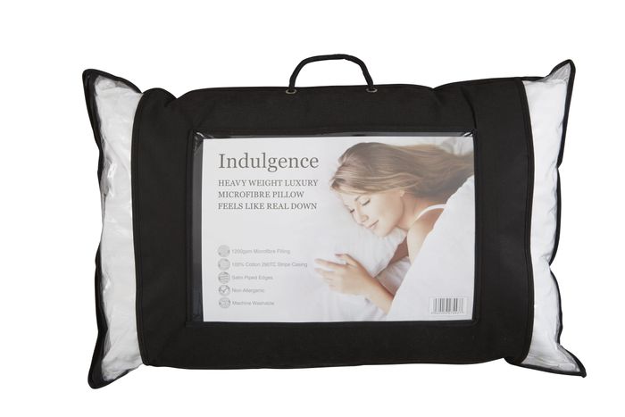 Indulgence 1200g Microfibre Soft As Down Pillow
