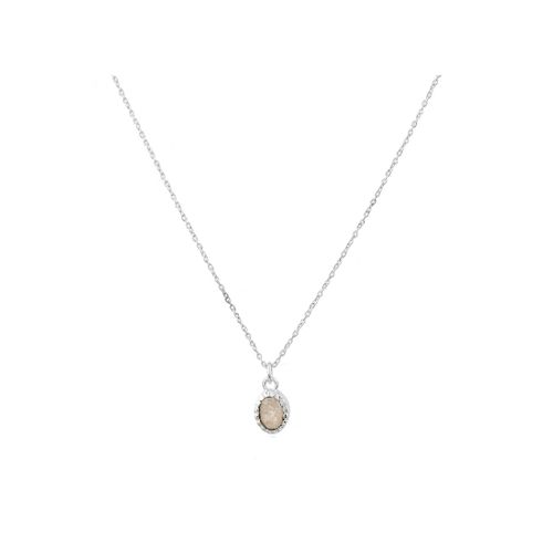 Rainbow Moonstone Gem Necklace