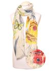 LS186 -PK12 LADIES LIGHT WEIGHT FLOWER PRINT SCARF