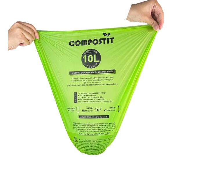 Compostable waste bags