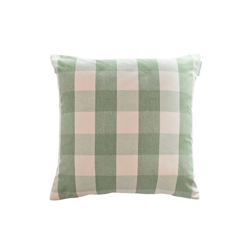 Avon Check Sage Small Knife Edge Cushion
