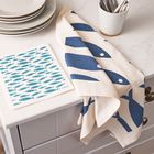 Organic Tea Towel | Fish