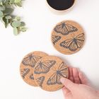 Cork Coaster | Butterflies