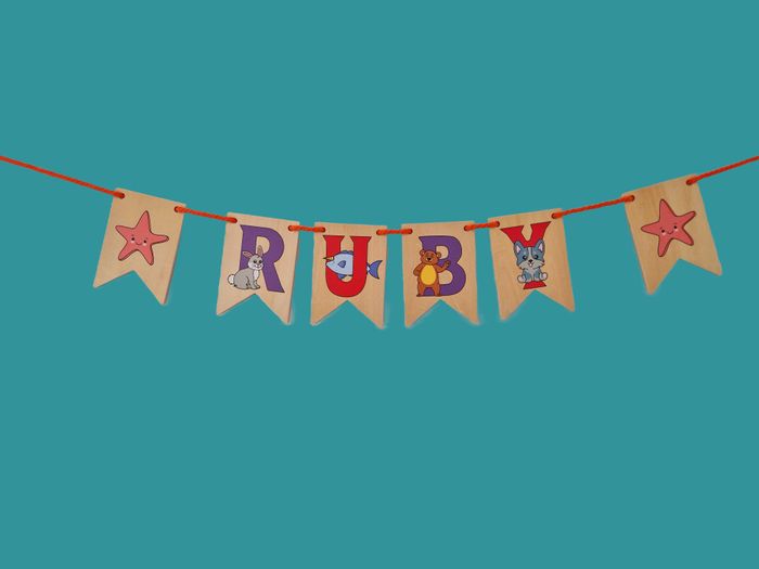 Wooden Bunting Letters