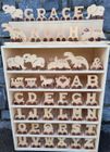 Natural Train Letters