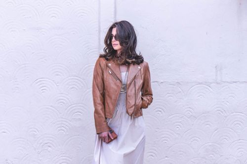 Women's Leather Jacket Yvonne