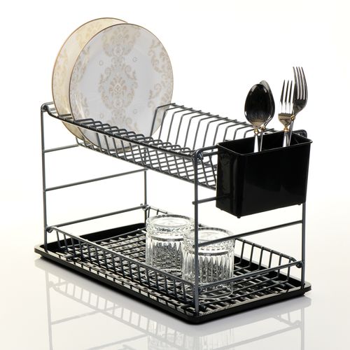 Two Tier Portable Dish Drying Rack