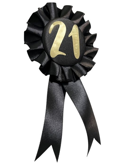 Black & Gold Birthday Sashes