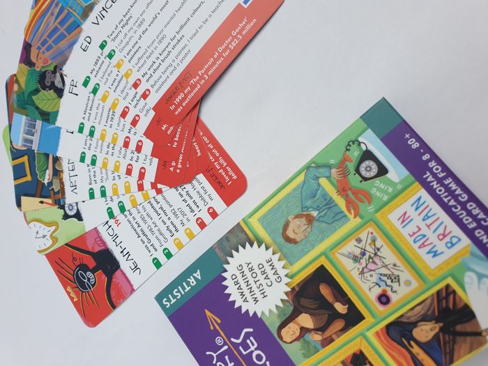 History Heroes' ARTISTS card game