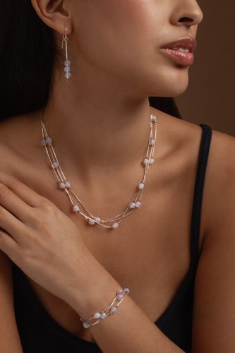 925 sterling silver jewellery with pink Opals