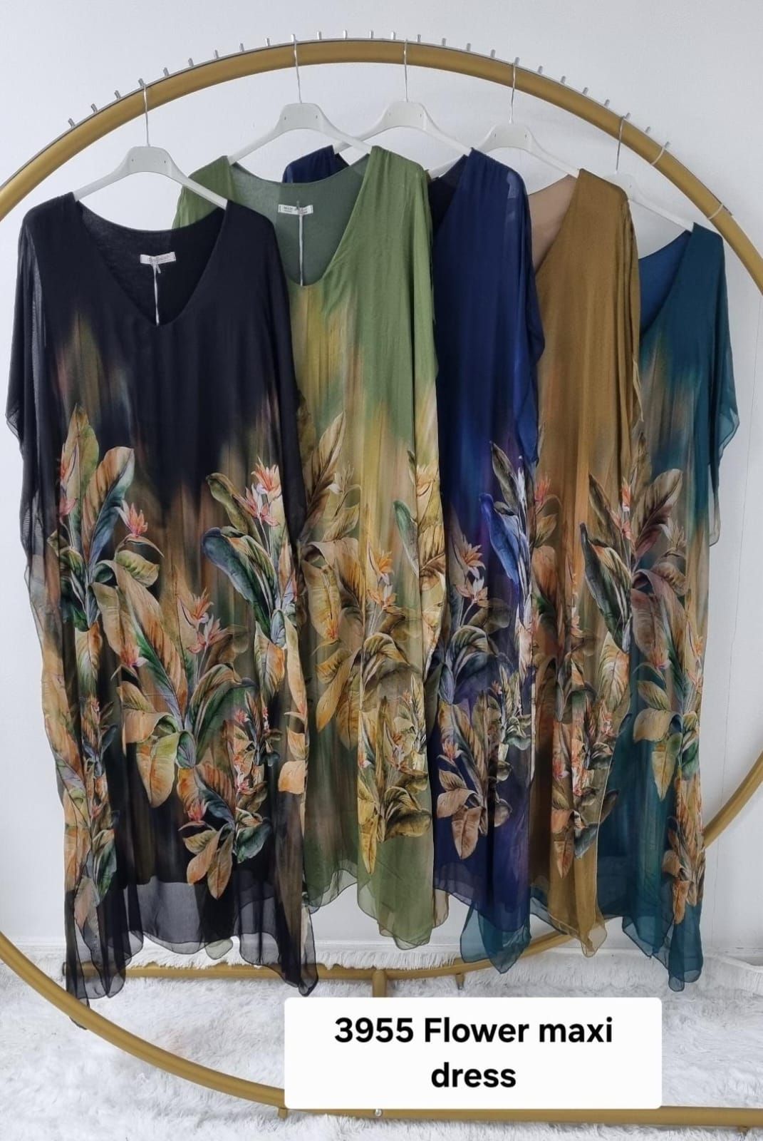 Floral Silk Maxi