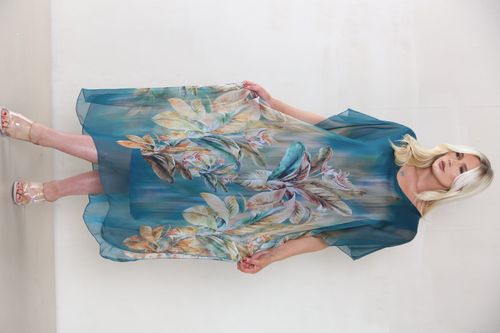 Floral Silk Maxi