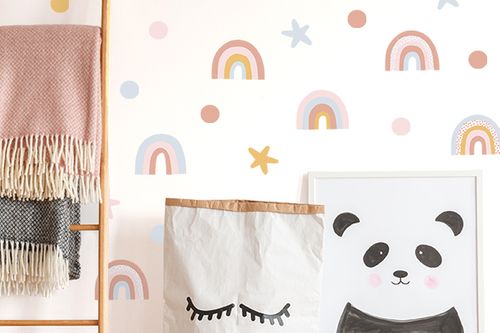 Rainbow wall sticker pack