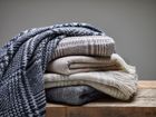 Glen Check & Herringbone British Wool Throws