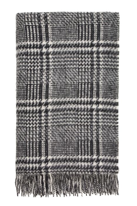 Glen Check & Herringbone British Wool Throws