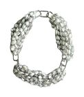 CHLOE MOONBEAM FABRIC NECKLACE - HANDMADE IN LONDON