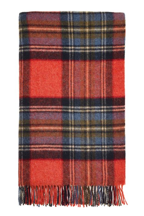 Tartan Shetland Wool Throws