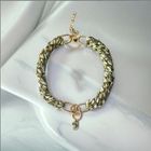 LUNA CHAMPAGNE FABRIC NECKLACE -HANDMADE IN LONDON