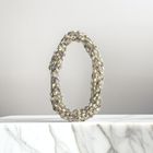 TRIFECTA SANDSTONE FABRIC NECKLACE - HANDMADE IN LONDON