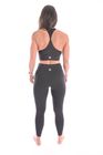 Sports bra twist back