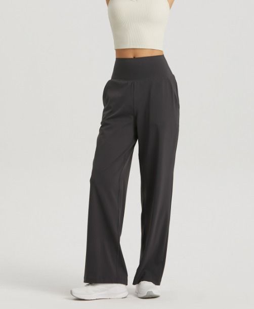 Wide leg yoga trousers