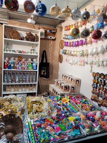 Hand-painted Easter glass eggs