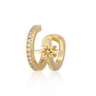 Star Double Band Small Single Ear Cuff