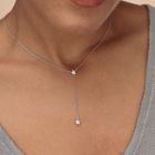Sparkling Star Drop Necklace