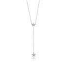 Sparkling Star Drop Necklace
