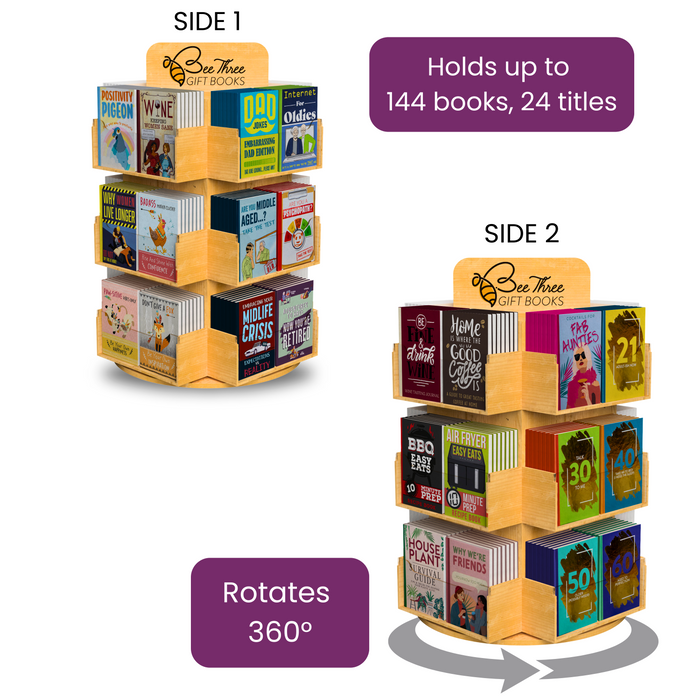 Bee Three Books Spinner