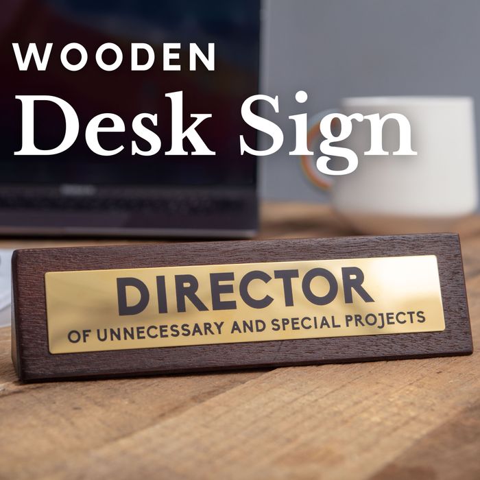 Wooden Desk Sign - Director