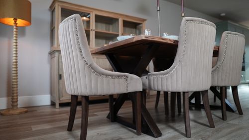 Scott Dining Chairs In Velvet