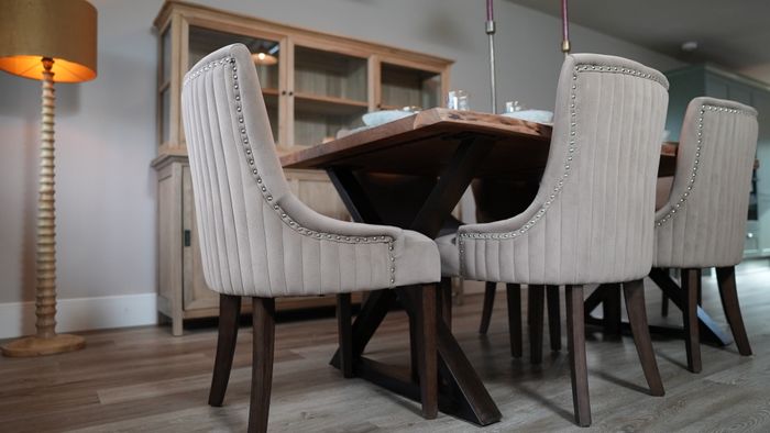 Scott Dining Chairs In Velvet