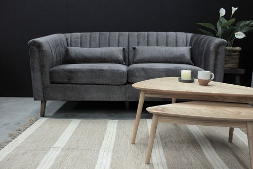 Melbah 2 Seater Sofa In Graphite