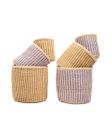 Pinstriped Sisal Baskets