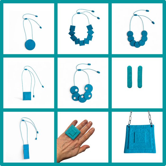 Eloise Statement necklace in Turquoise - available in 11 colours
