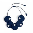 Diana statement necklace in Navy Blue - available in 11 colours