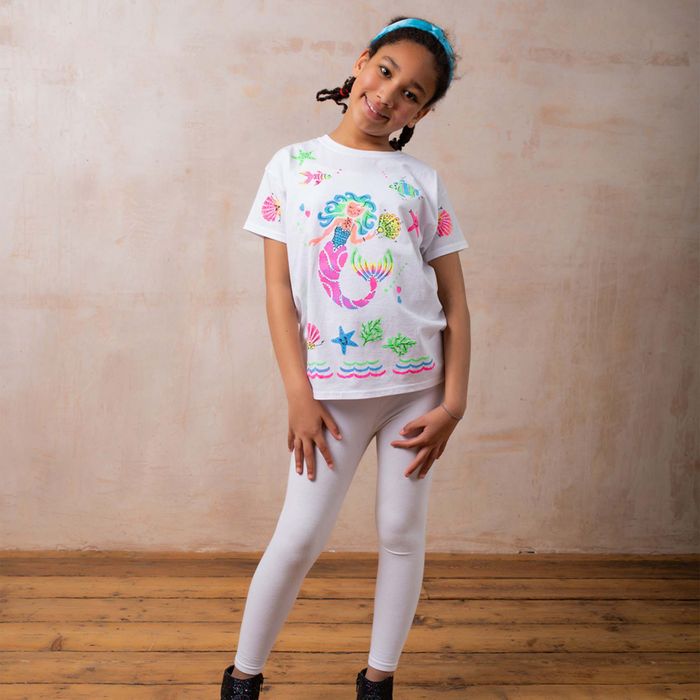 Mermaid T-shirt Painting Craft Kit